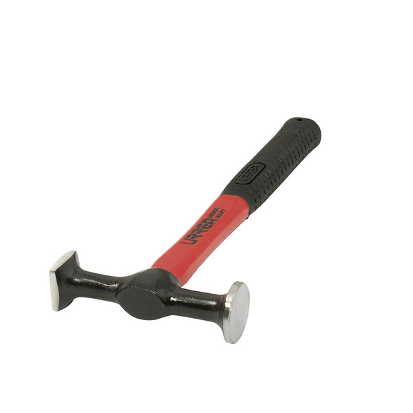 Urrea 1-1/4” Bodywork hammer with fiberglass handle for smooth finishes 1424FV